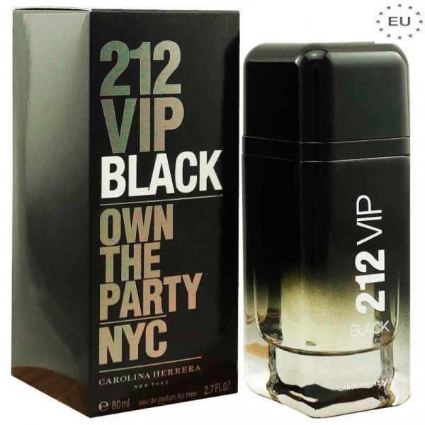 Euro Carolina Herrera 212 Vip Black, edp., 80 ml